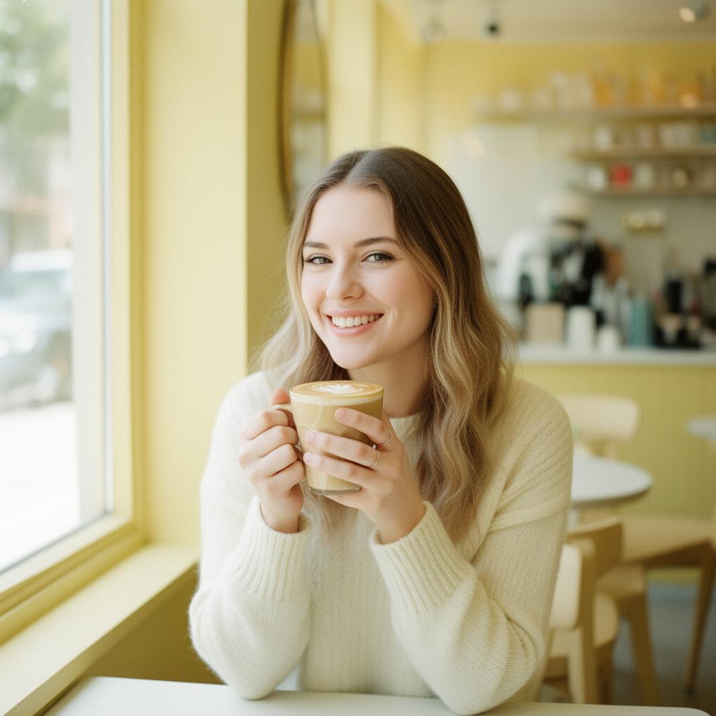 Cafe instagram post